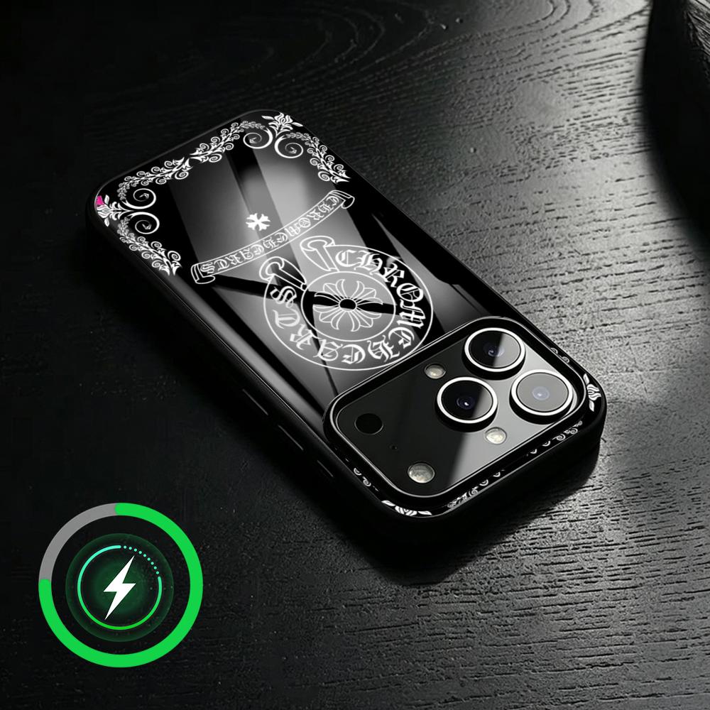 Phone Cases H&M - 세련된 H-Hearts 로고가 새겨진 크롬 색상의