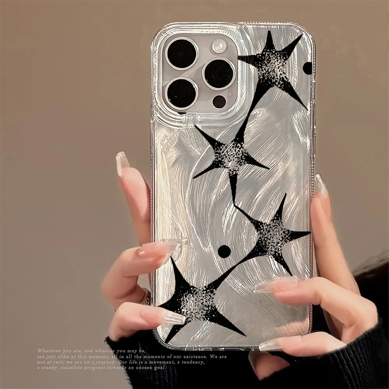 Phone Cases Xr Iphone - 샤이닝 스타 트렌디 패턴 폰 케이스