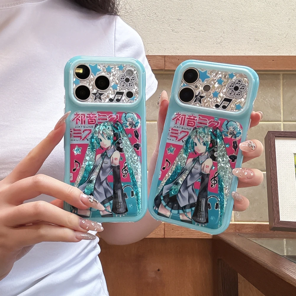 귀여운 일본 애니메이션 캐릭터, 하츠네 미쿠 디자인의  - Phone Cases For Iphone 16 리뷰 및 가격