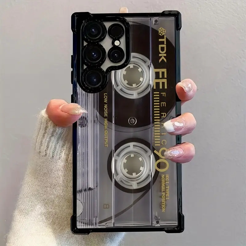 레트로 카세트 패턴 도금 소프트 폰 케이스 (삼성 갤럭 - Phone Cases Galaxy A16 5G 리뷰 및 가격