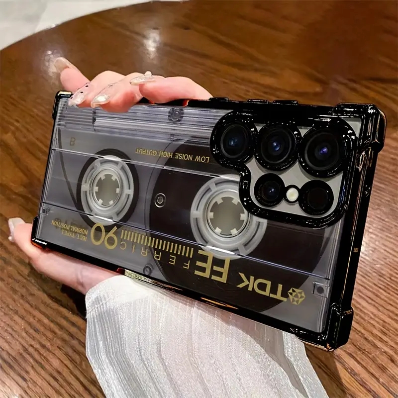 레트로 카세트 패턴 도금 소프트 폰 케이스 (삼성 갤럭 - Phone Cases Galaxy A16 5G 리뷰 및 가격