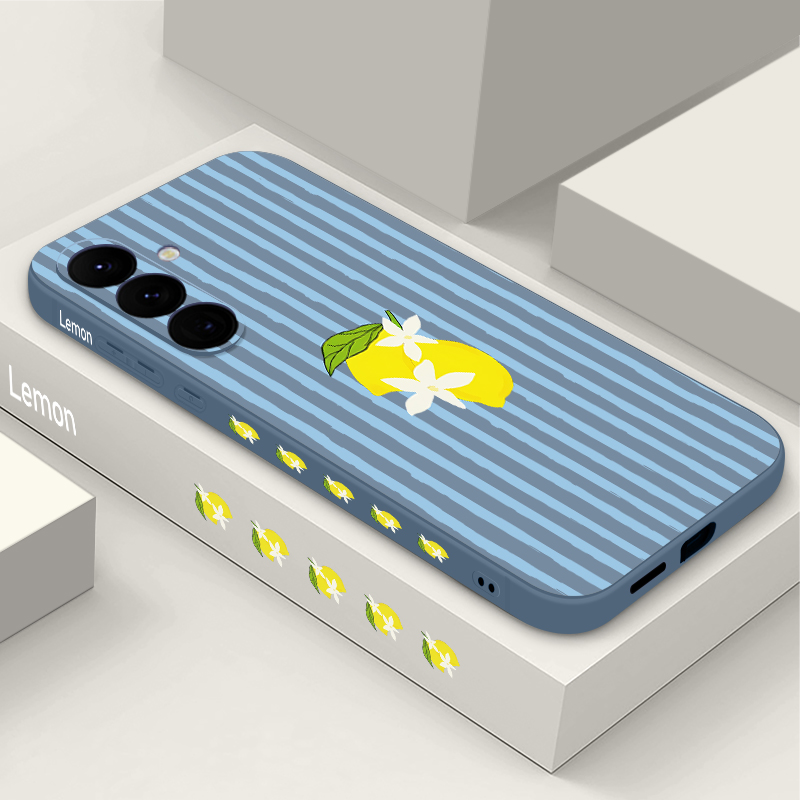 스트라이프 레몬 프린트 TPU 폰 케이스 삼성 갤럭시  - Phone Cases Galaxy A16 5G 리뷰 및 가격