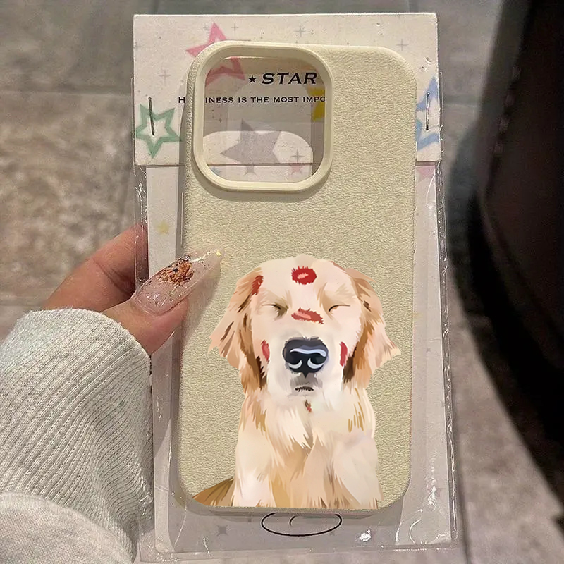 귀여운 골든 리트리버 레드 립 프린트 폰 케이스 삼성  - Phone Cases Galaxy A16 5G 리뷰 및 가격