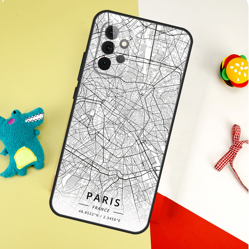 런던 국가 스케치 도시지도 삼성 갤럭시 A22 A32  - Phone Cases London 리뷰 및 가격